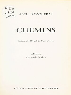 cover image of Chemins
